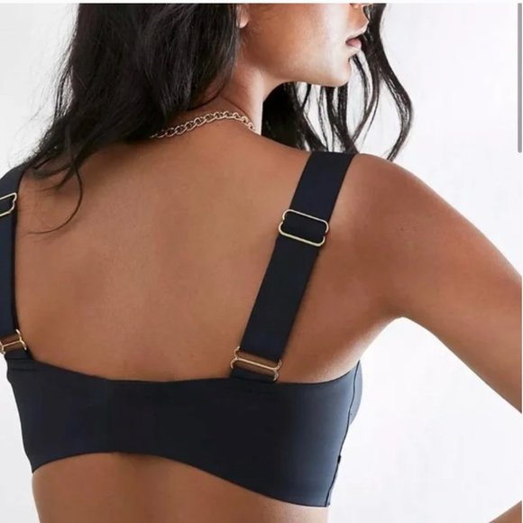 NWT Free People Naomi Longline Bra Black - Picture 2 of 13